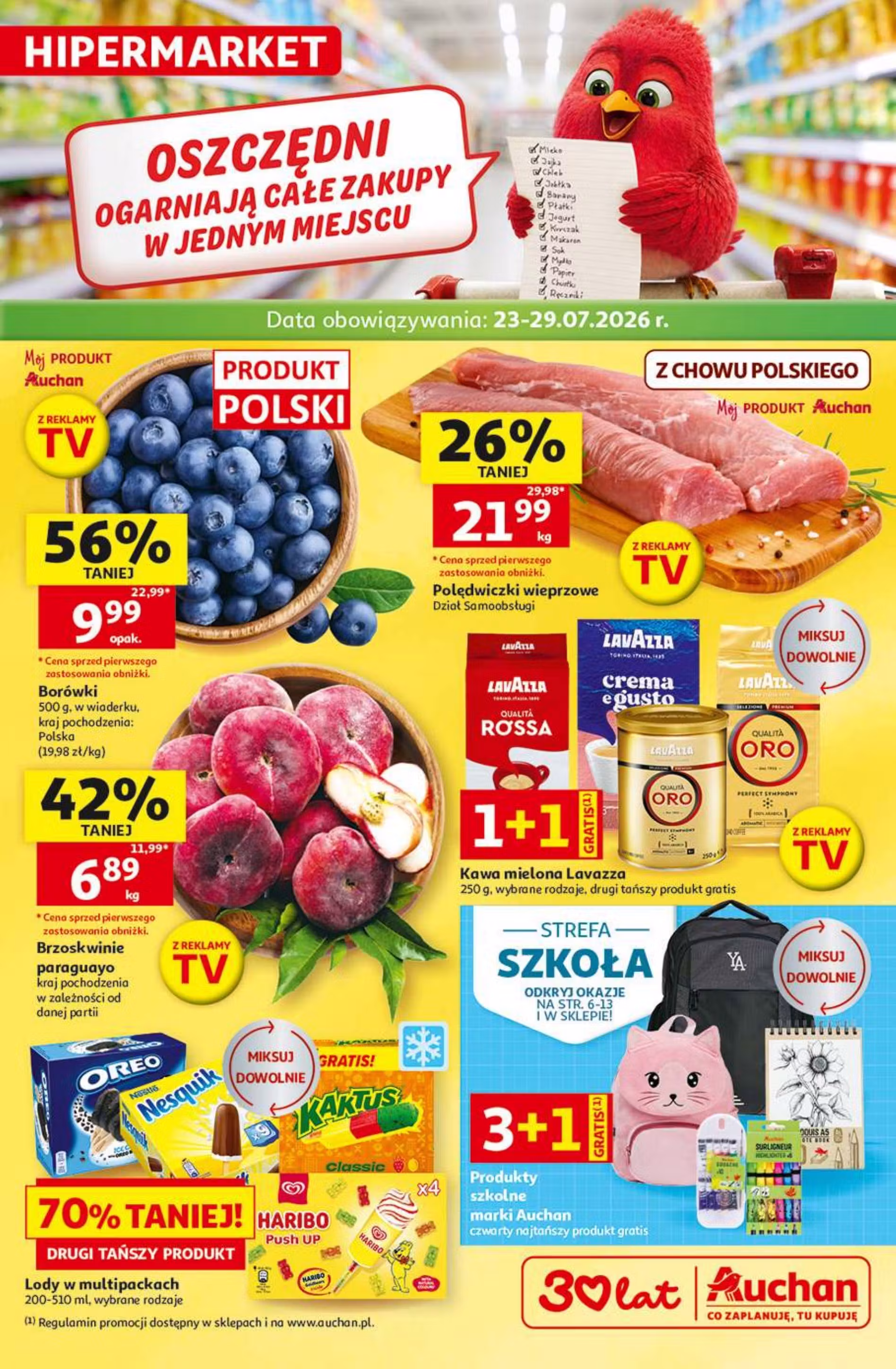 Kataloogi eelvaade: Auchan sooduspakkumiste voldik Nr. 1 (Kehtib alates 2026-07-23 kuni 2026-07-29)