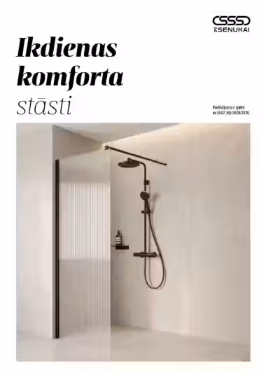 Leidinio perziura: K Senukai akcijų leidinys Nr. 3 (Galioja nuo 2026-07-16 iki 2026-08-18)
