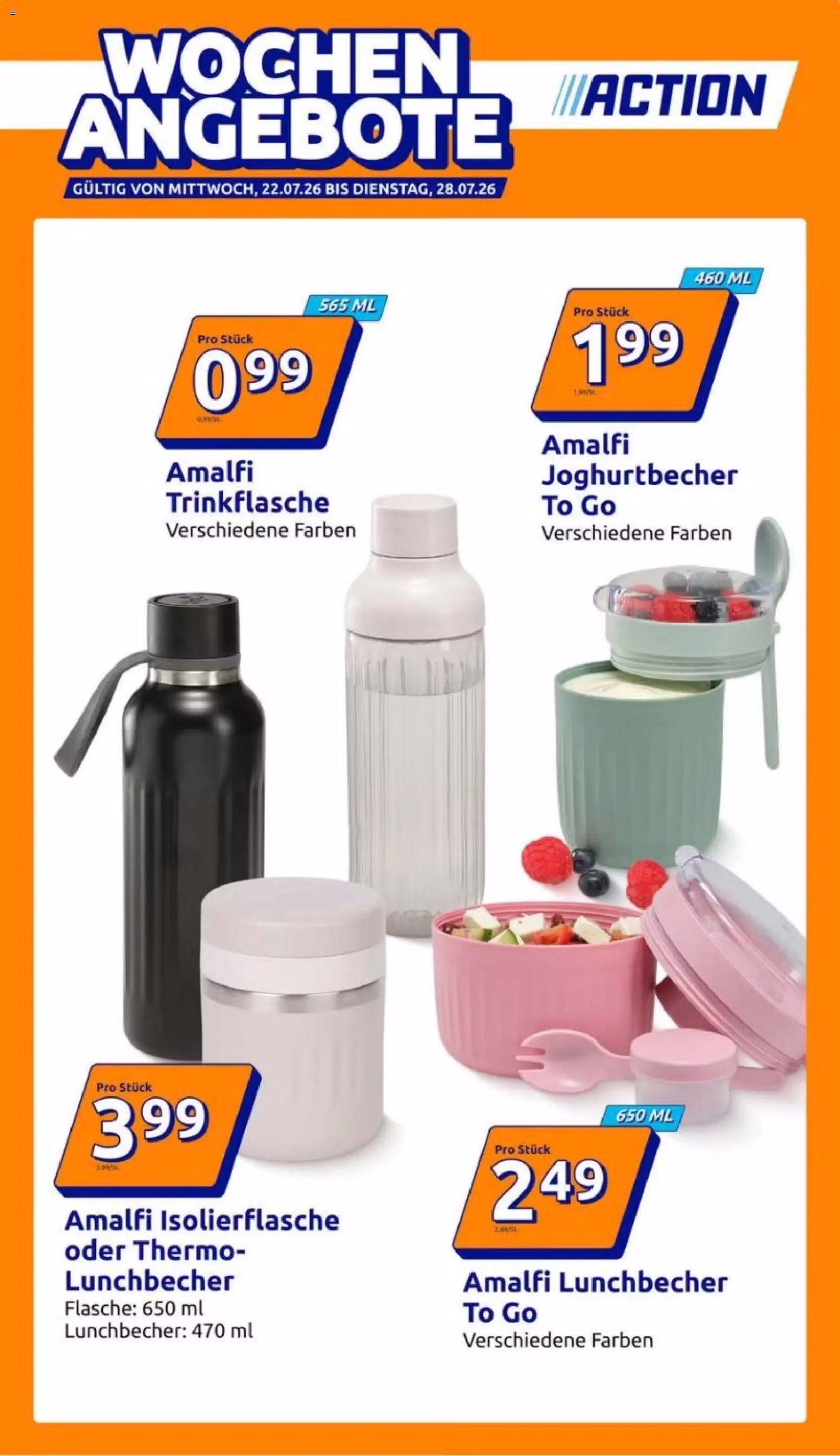 Brochure preview: Action promotions leaflet Nr. 1 (Valid from 2026-07-22 to 2026-07-28)