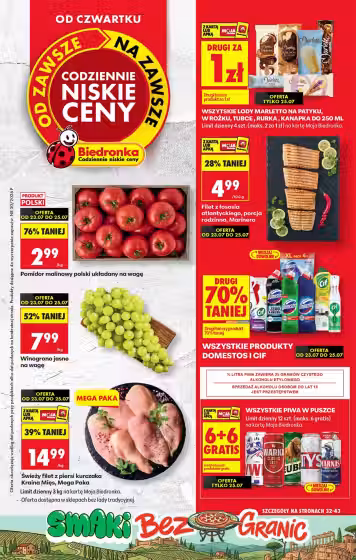 Okladka gazetki: Biedronka gazetka promocyjna (Ważne od 2026-07-23 do 2026-07-29)