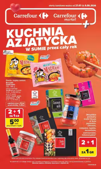 Leidinio virselis: Carrefour akcijų leidinys Nr. 1 (Galioja nuo 2026-07-27 iki 2026-08-08)