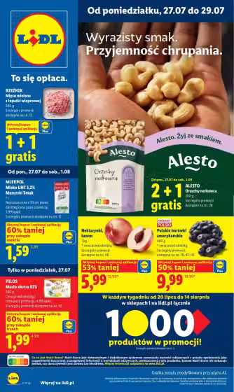 Portada del folleto: Lidl folleto de ofertas (Válido del 2026-07-27 al 2026-07-29)
