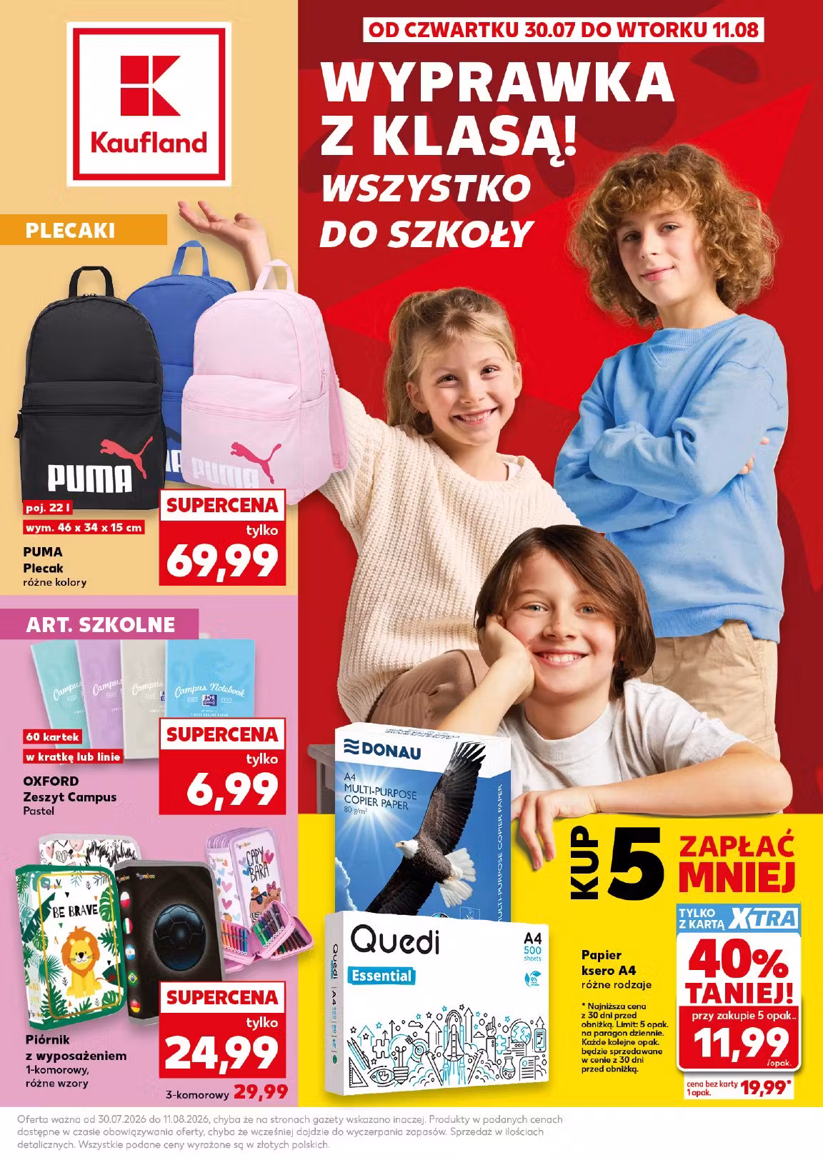 Prospekt-Vorschau: Kaufland Angebotsprospekt Nr. 1 (Gültig von 2026-07-30 bis 2026-08-11)