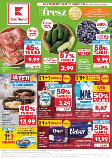 Prospekt-Titelbild: Kaufland Angebotsprospekt (Gültig von 2026-07-30 bis 2026-08-05)