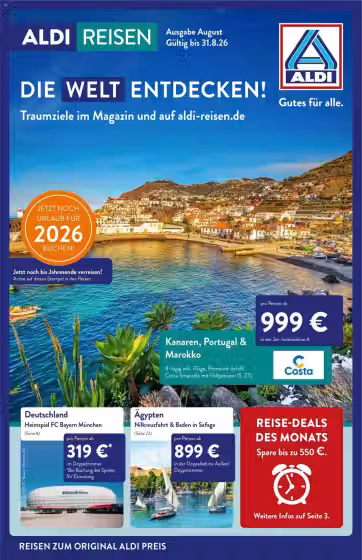 Prospekt-Titelbild: Aldi Nord Angebotsprospekt (Gültig von 2026-08-01 bis 2026-08-31)