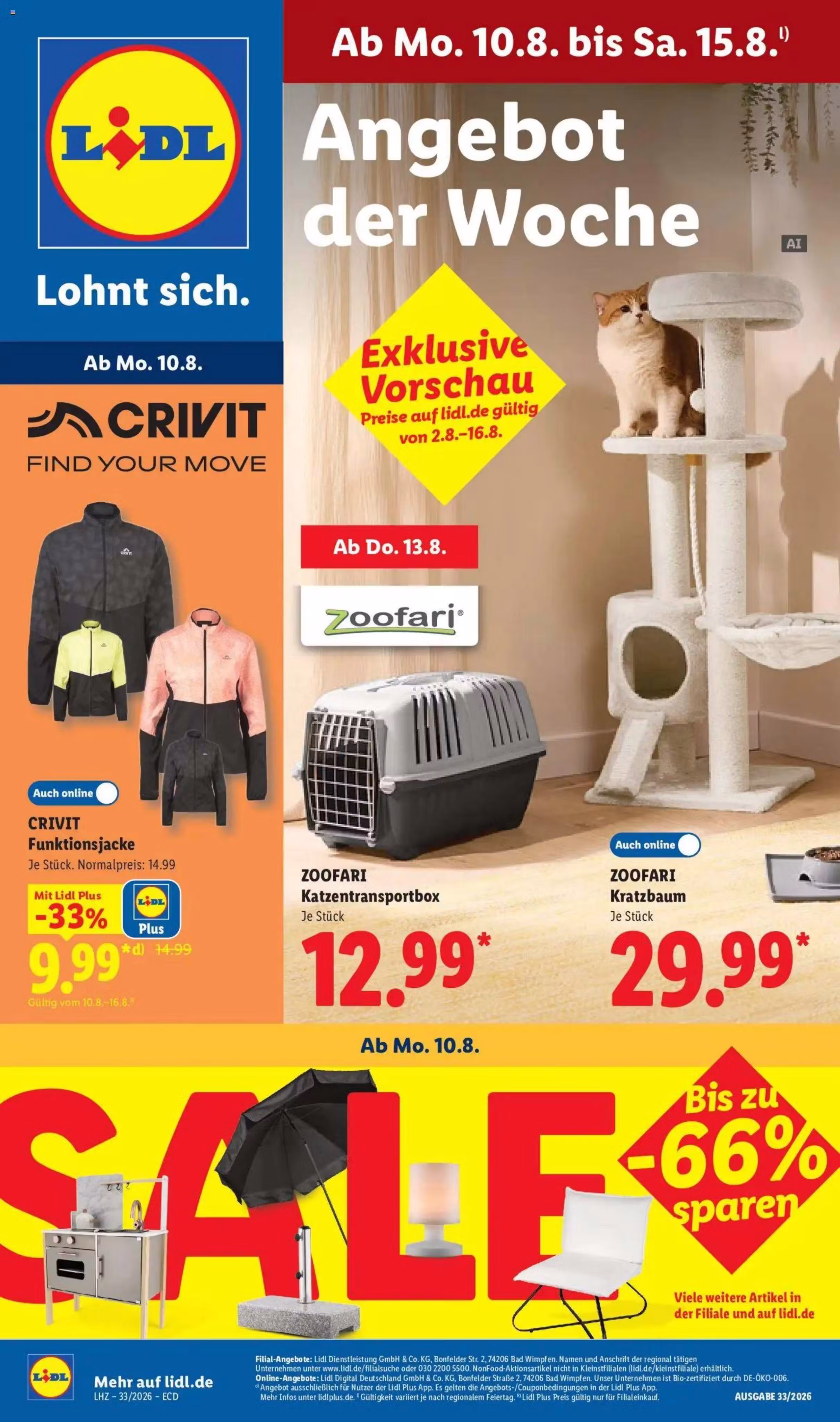 Vista previa del folleto: Lidl folleto de ofertas (Válido del 2026-08-03 al 2026-08-31)