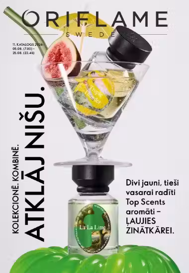 Kataloogi kaas: Oriflame sooduspakkumiste voldik Nr. 1 (Kehtib alates 2026-08-05 kuni 2026-08-25)