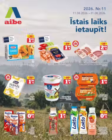 Kataloogi kaas: Aibė Latvia sooduspakkumiste voldik (Kehtib alates 2026-08-11 kuni 2026-08-31)