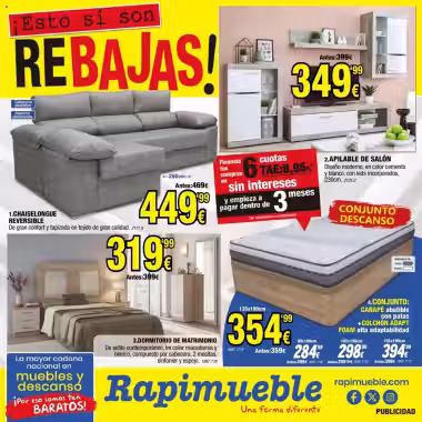 Okladka gazetki: Rapimueble gazetka promocyjna (Ważne od 2026-07-01 do 2026-08-31)