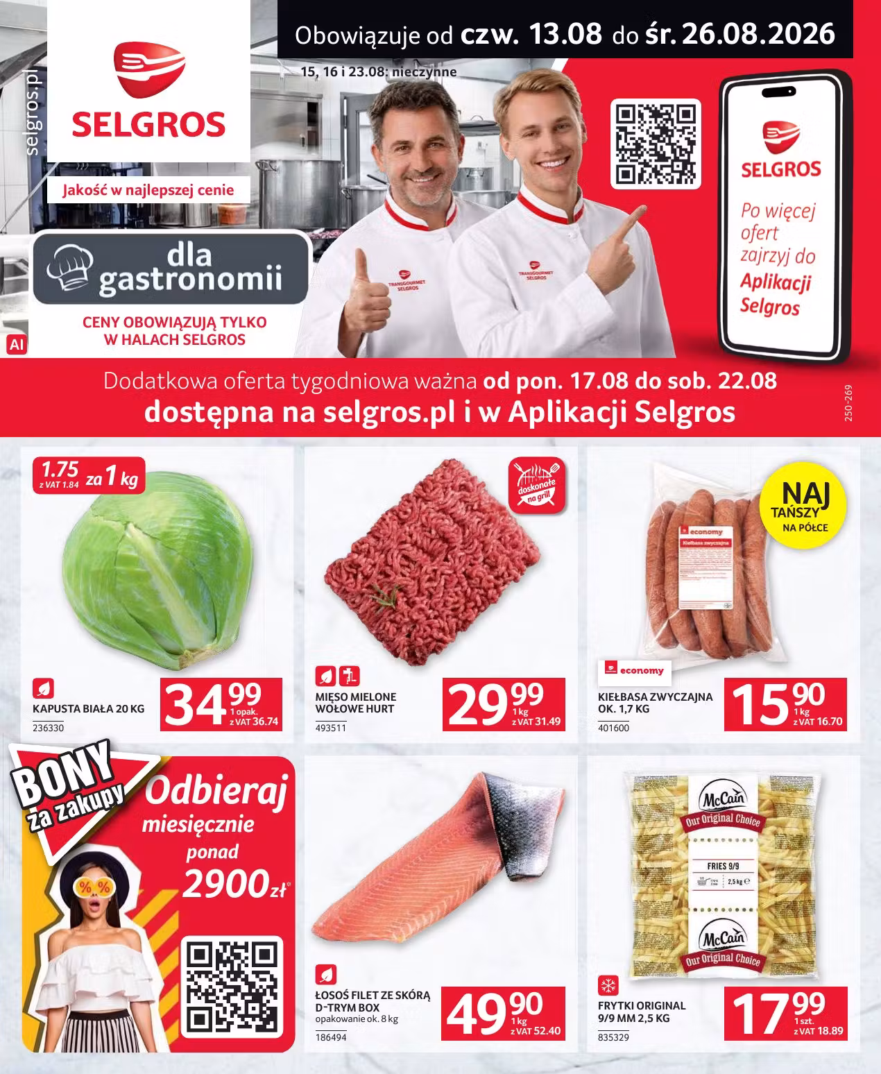 Podglad gazetki: Selgros gazetka promocyjna Nr. 1 (Ważne od 2026-08-13 do 2026-08-26)