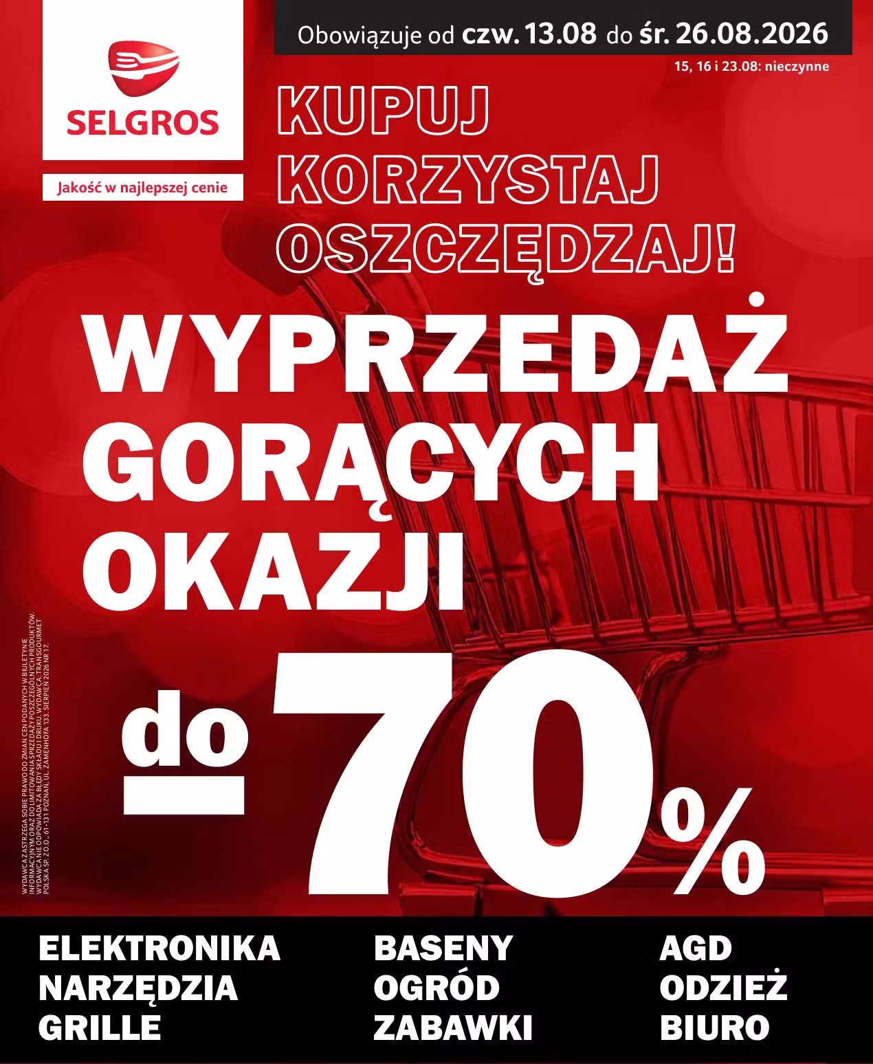 Podglad gazetki: Selgros gazetka promocyjna Nr. 5 (Ważne od 2026-08-13 do 2026-08-26)