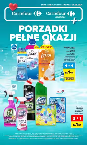 Okladka gazetki: Carrefour gazetka promocyjna (Ważne od 2026-08-17 do 2026-08-30)
