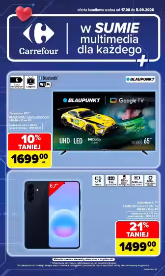 Okladka gazetki: Carrefour gazetka promocyjna (Ważne od 2026-08-17 do 2026-09-05)