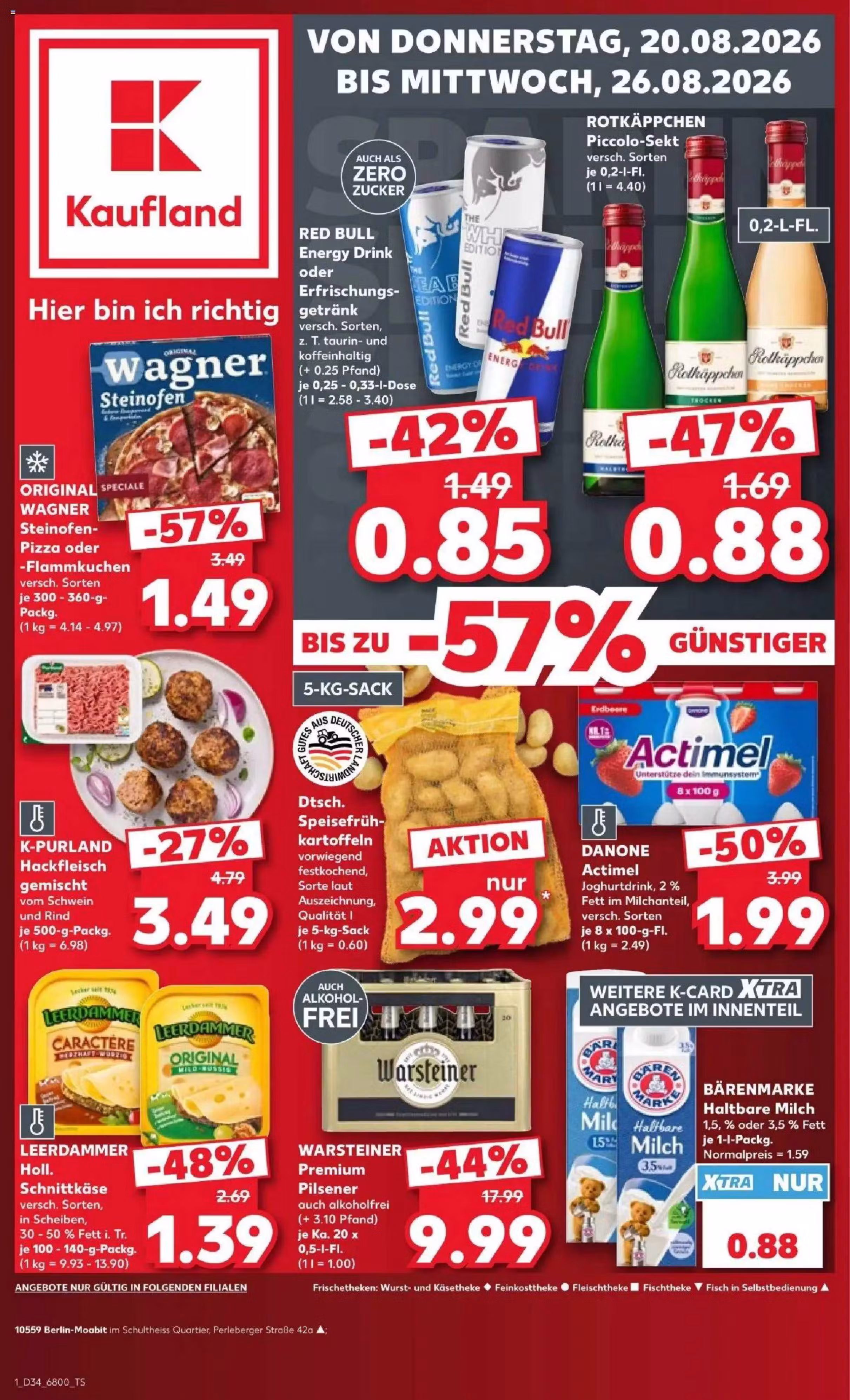 Brochure preview: Kaufland promotions leaflet Nr. 1 (Valid from 2026-08-20 to 2026-08-26)