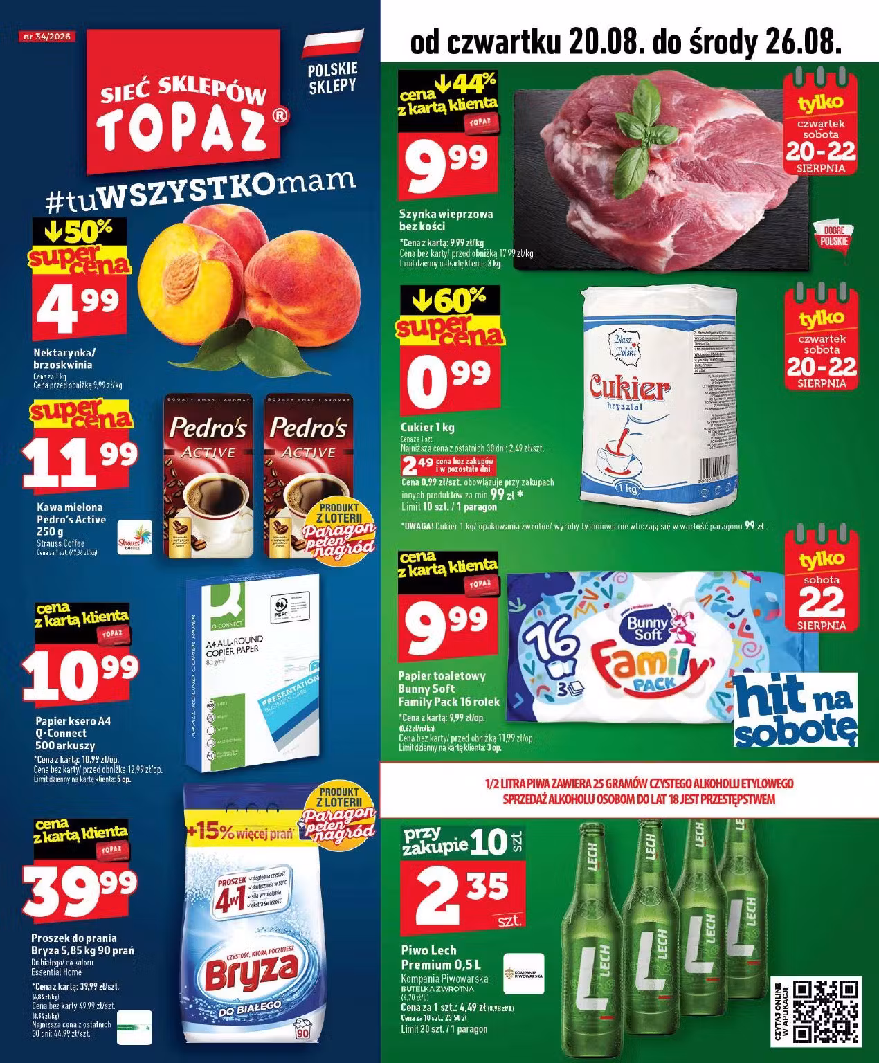 Brochure preview: Topaz promotions leaflet (Valid from 2026-08-20 to 2026-08-26)