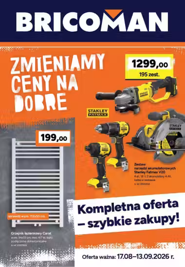 Okladka gazetki: Bricomarche gazetka promocyjna (Ważne od 2026-08-17 do 2026-09-13)