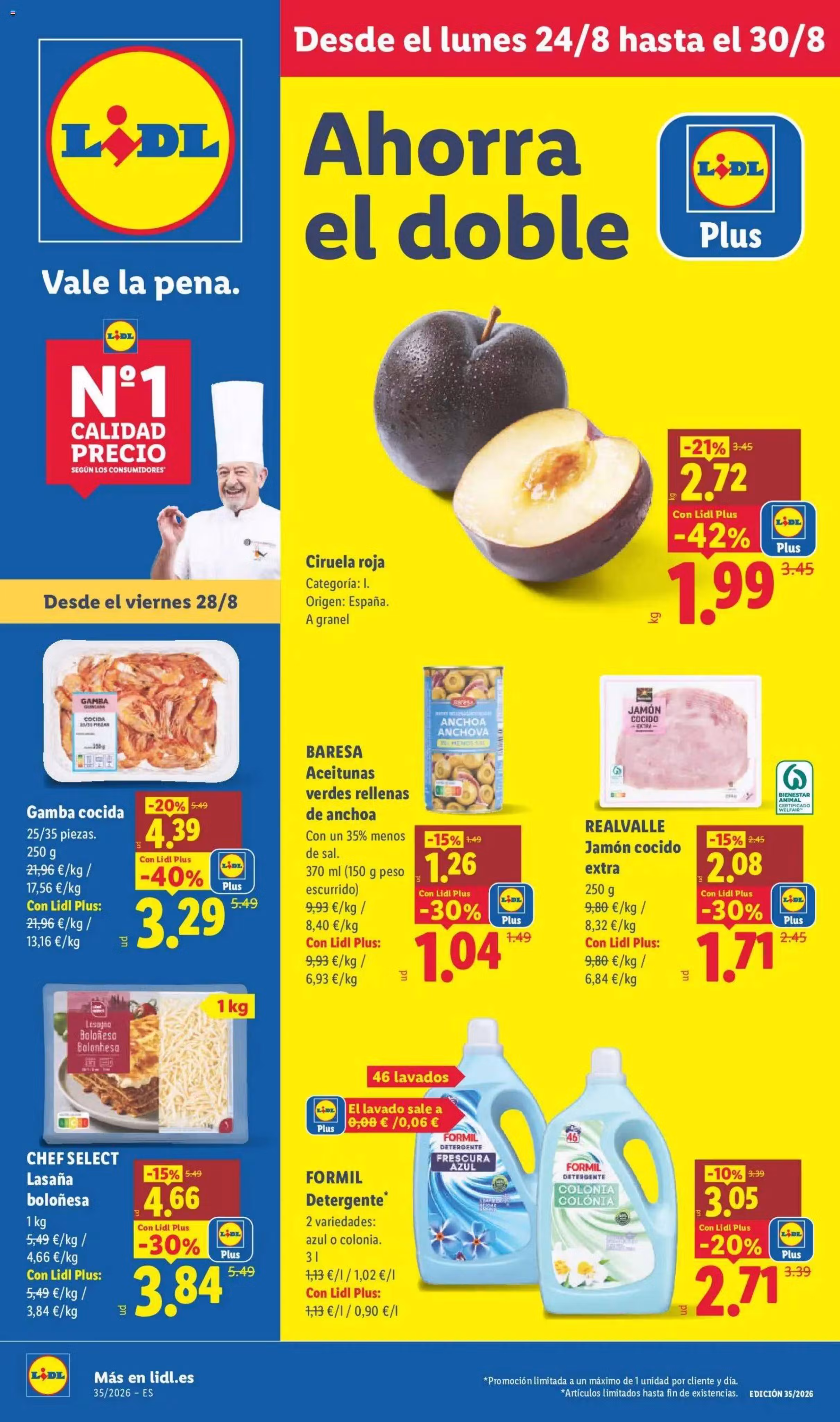 Brochure preview: Lidl promotions leaflet Nr. 1 (Valid from 2026-08-24 to 2026-08-30)