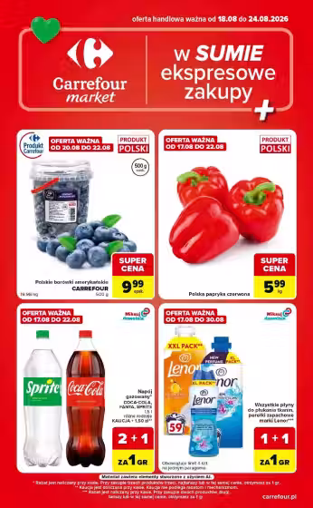 Kataloogi kaas: Carrefour sooduspakkumiste voldik Nr. 2 (Kehtib alates 2026-08-18 kuni 2026-08-24)