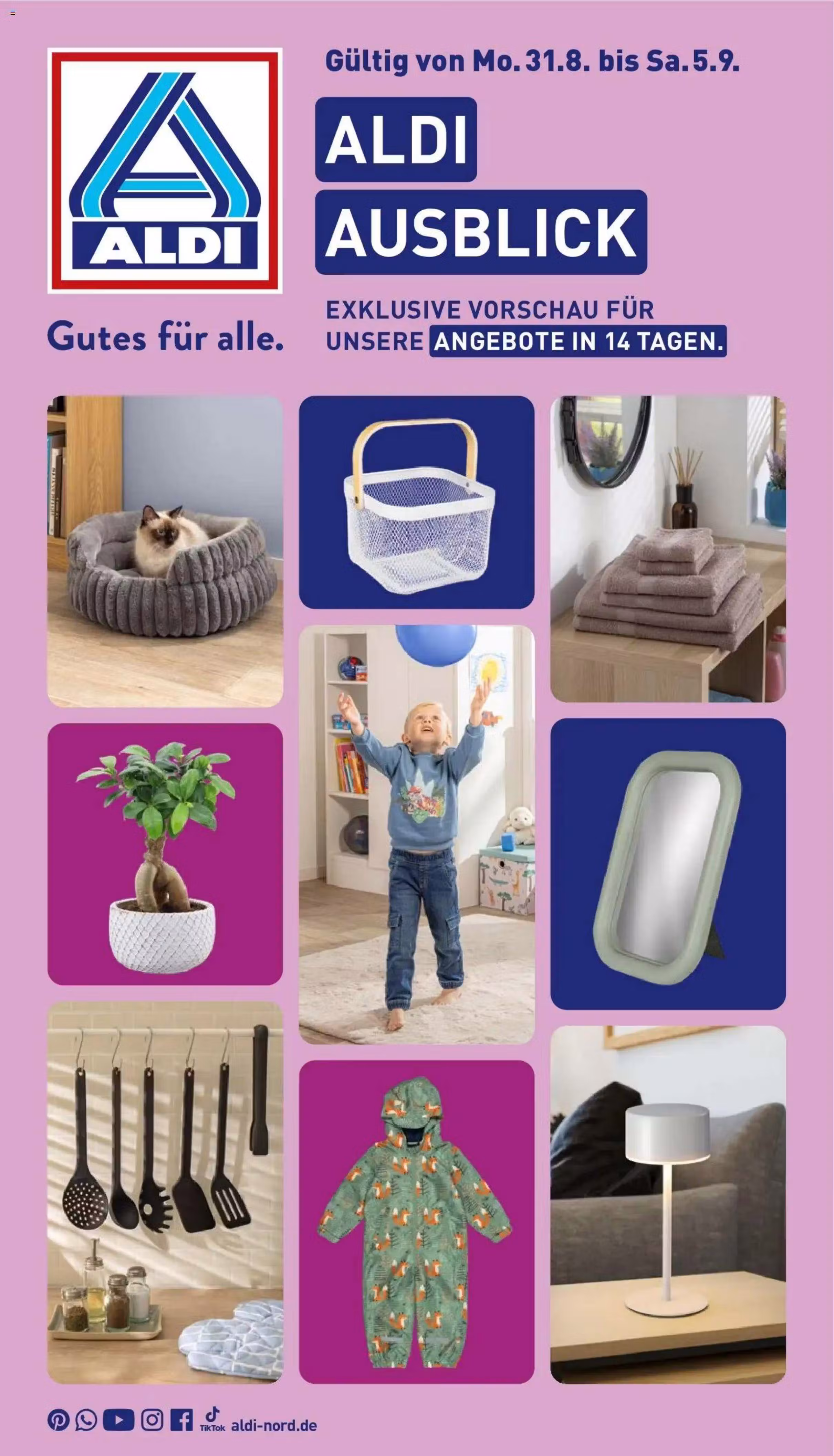 Brochure preview: Aldi Nord promotions leaflet Nr. 2 (Valid from 2026-08-31 to 2026-09-05)