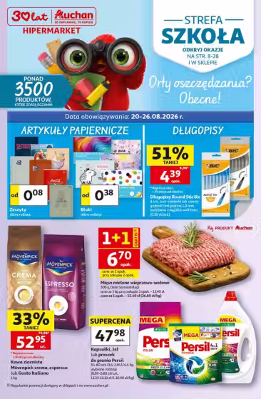 Kataloogi kaas: Auchan sooduspakkumiste voldik Nr. 1 (Kehtib alates 2026-08-20 kuni 2026-08-26)