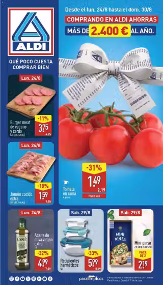 Kataloogi kaas: Aldi sooduspakkumiste voldik Nr. 3 (Kehtib alates 2026-08-24 kuni 2026-08-30)