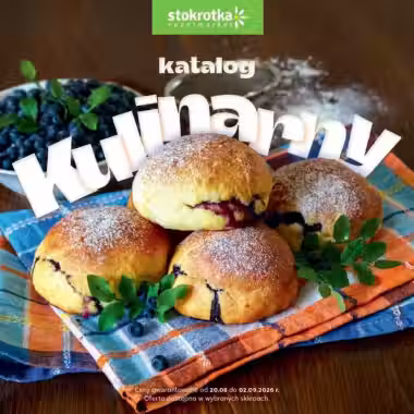 Brochure cover: Stokrotka promotions leaflet (Valid from 2026-08-20 to 2026-09-02)