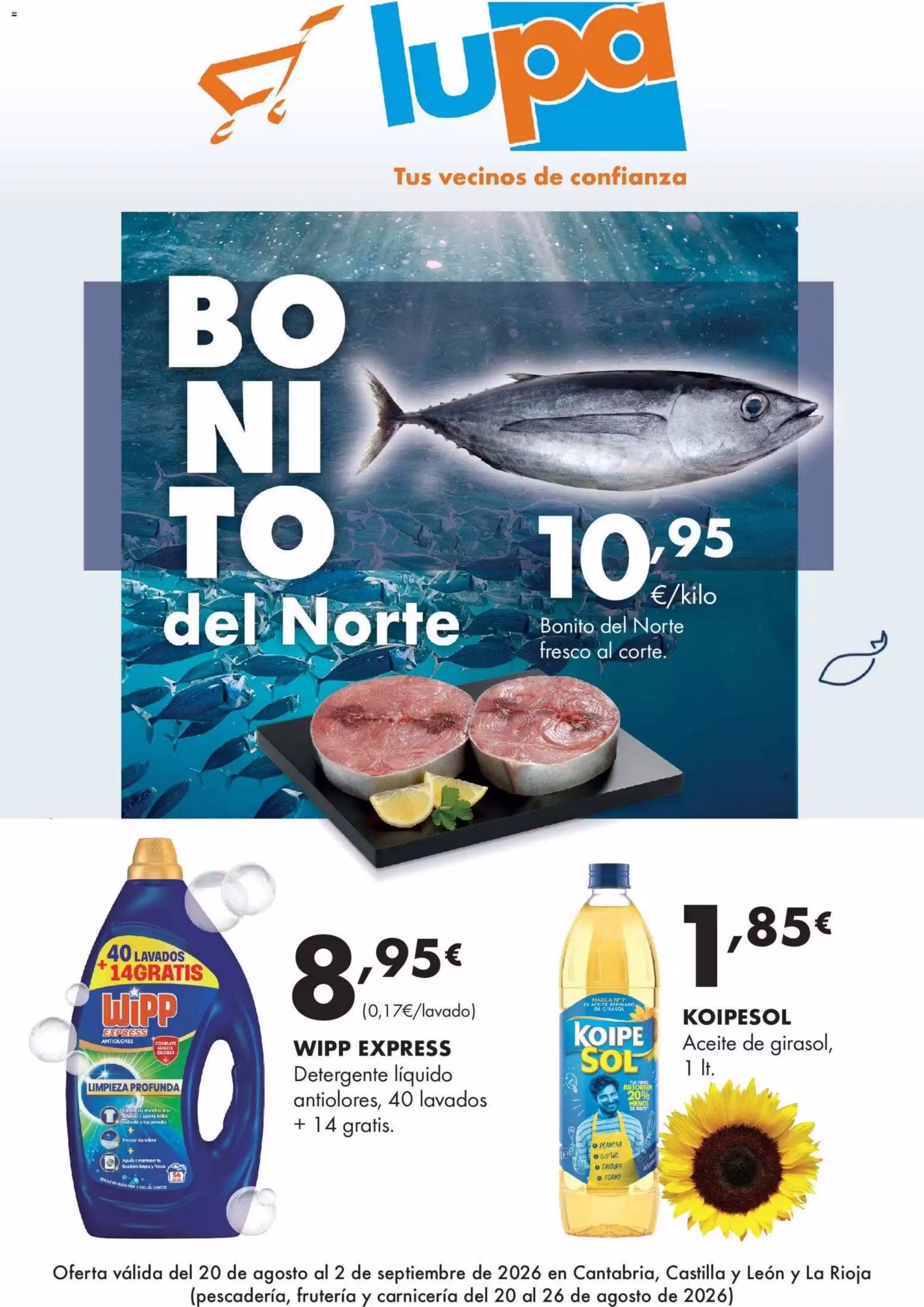 Podglad gazetki: Lupa Supermercados gazetka promocyjna (Ważne od 2026-08-20 do 2026-09-02)