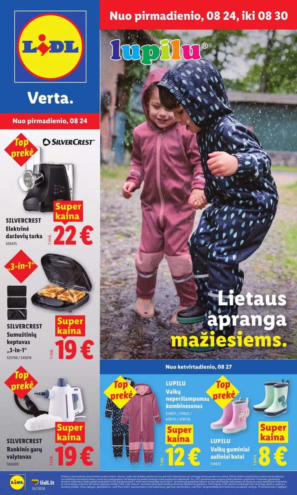 Prospekt-Vorschau: Lidl Angebotsprospekt Non-Food Nr. 4 (Gültig von 2026-08-24 bis 2026-08-30)