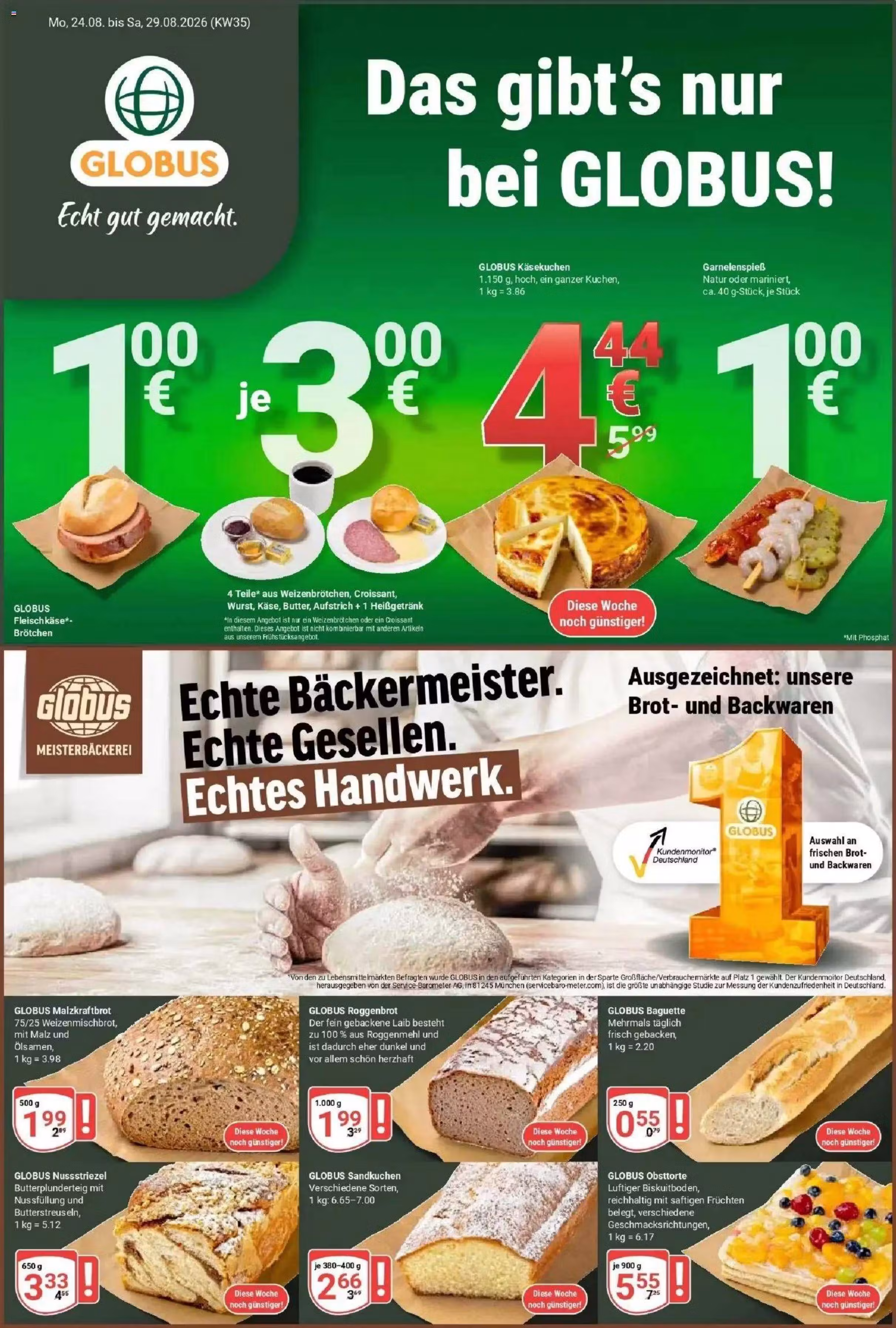 Bukleta prieksskatijums: Globus Baumarkt akciju buklets Nr. 5 (Derīgs no 2026-08-24 līdz 2026-08-29)