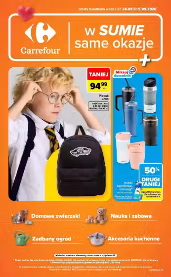Brochure cover: Carrefour promotions leaflet Nr. 2 (Valid from 2026-08-24 to 2026-09-05)
