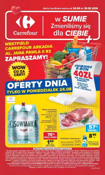 Brochure cover: Carrefour promotions leaflet Nr. 3 (Valid from 2026-08-24 to 2026-08-30)
