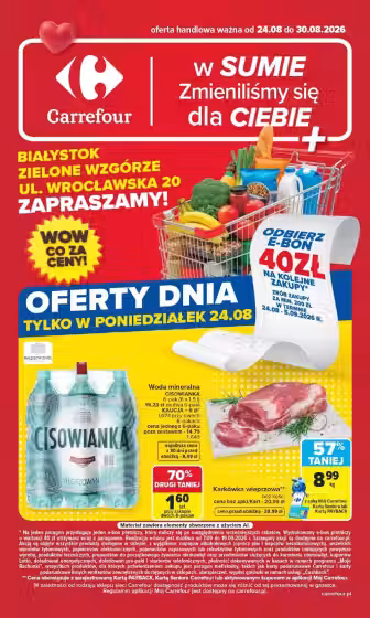Brochure cover: Carrefour promotions leaflet Nr. 4 (Valid from 2026-08-24 to 2026-08-30)