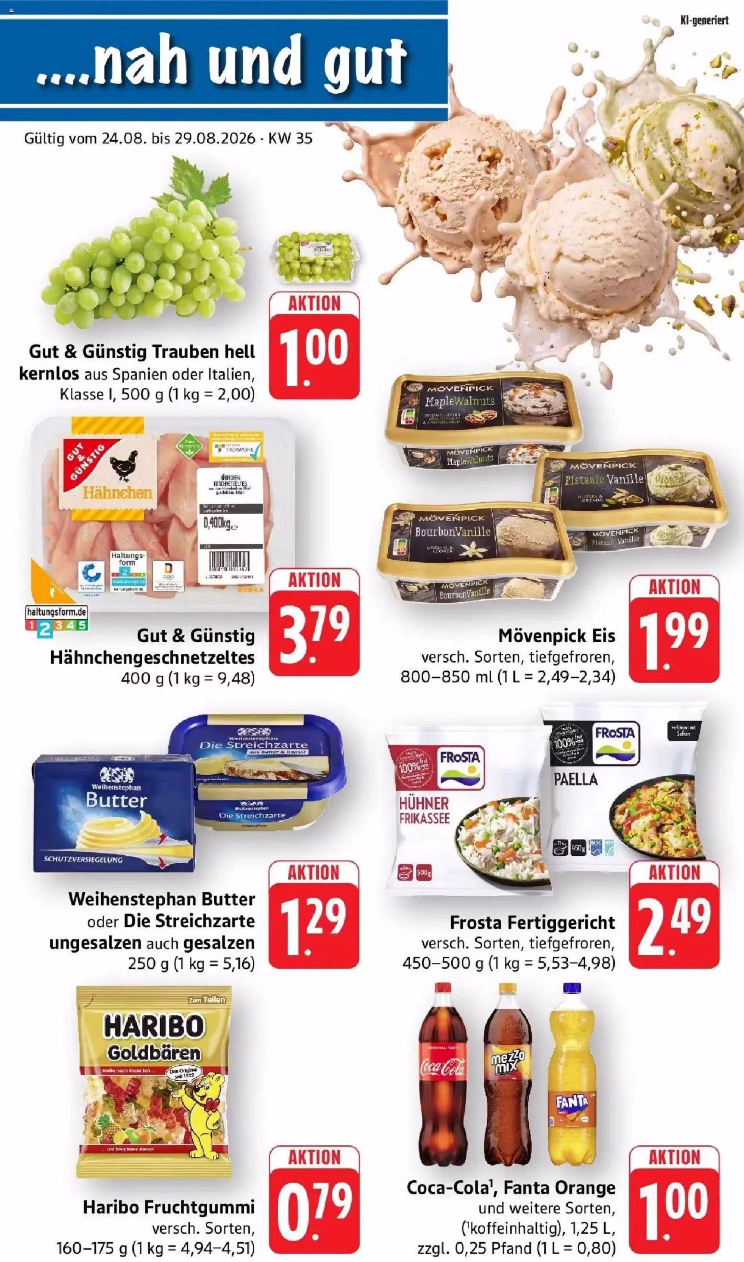 Prospekt-Vorschau: Nah Gut Angebotsprospekt Nr. 1 (Gültig von 2026-08-24 bis 2026-08-29)