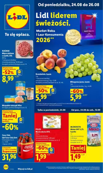Kataloogi kaas: Lidl sooduspakkumiste voldik (Kehtib alates 2026-08-24 kuni 2026-08-26)