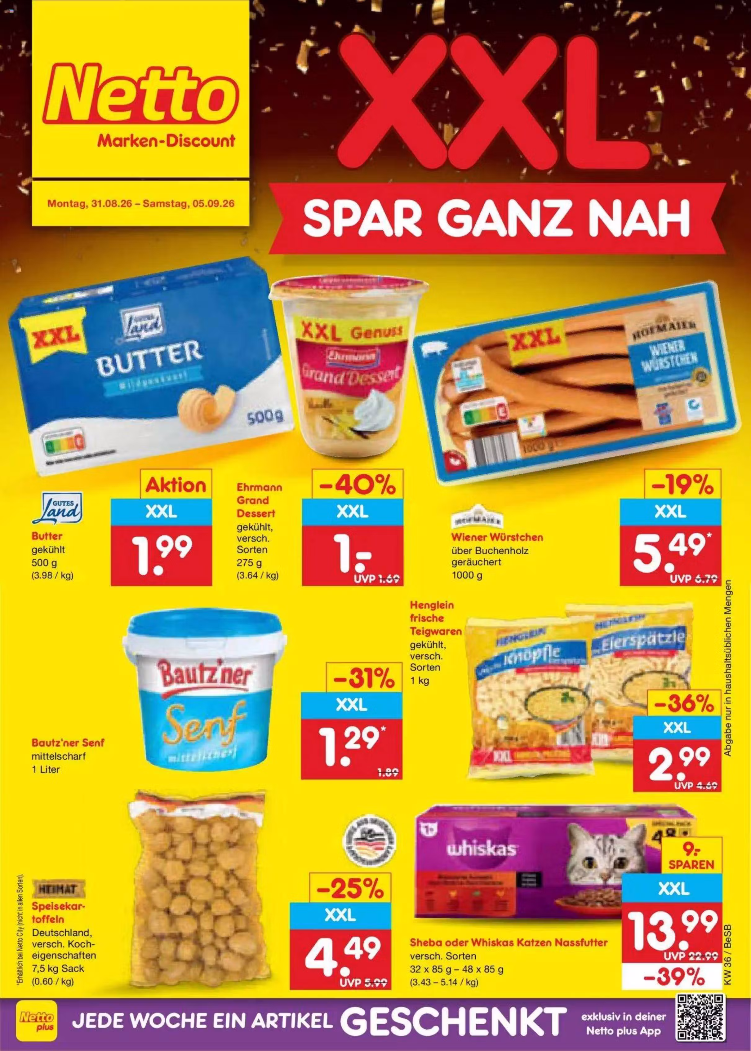 Leidinio perziura: Netto akcijų leidinys Nr. 1 (Galioja nuo 2026-08-31 iki 2026-09-05)