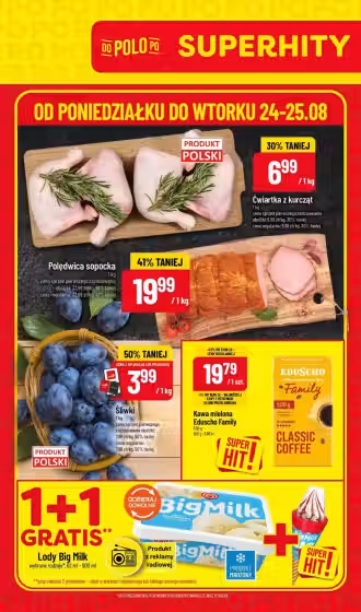 Leidinio virselis: Polomarket akcijų leidinys (Galioja nuo 2026-08-24 iki 2026-08-25)