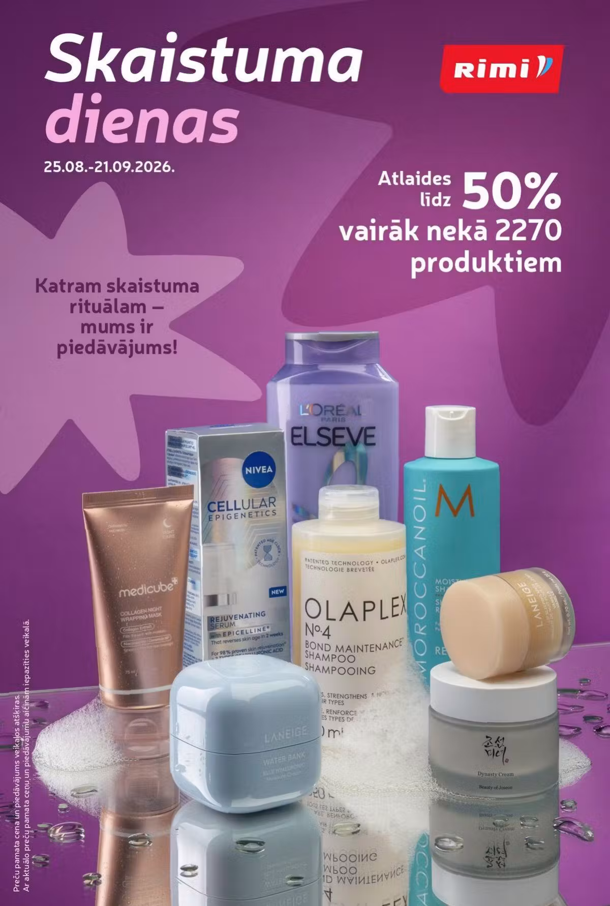 Bukleta prieksskatijums: Rimi Latvia akciju buklets (Derīgs no 2026-08-25 līdz 2026-09-21)