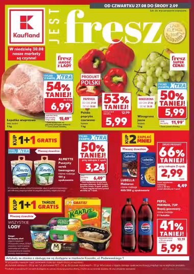 Brochure cover: Kaufland promotions leaflet Nr. 2 (Valid from 2026-08-27 to 2026-09-02)