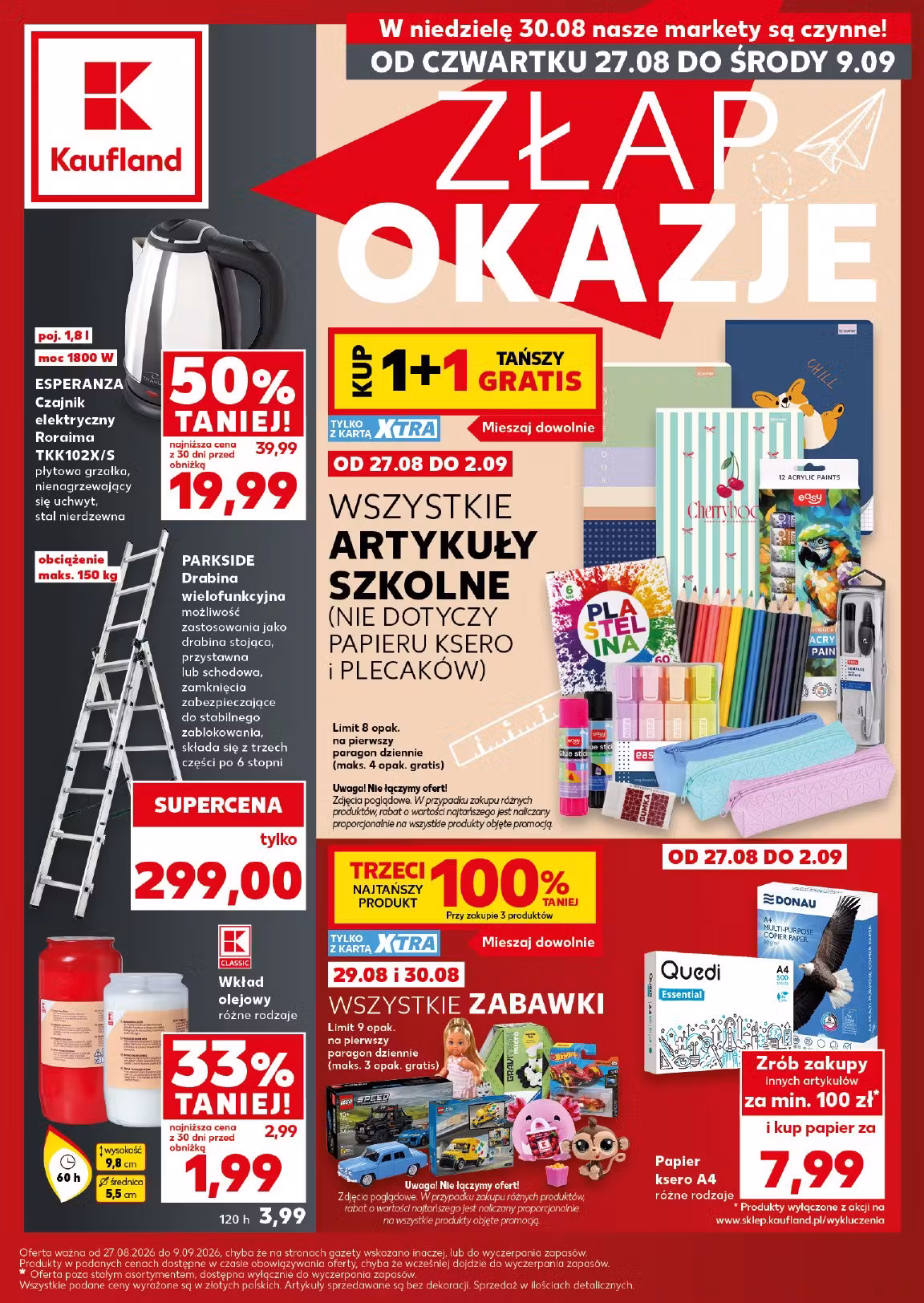 Brochure preview: Kaufland promotions leaflet (Valid from 2026-08-27 to 2026-09-09)