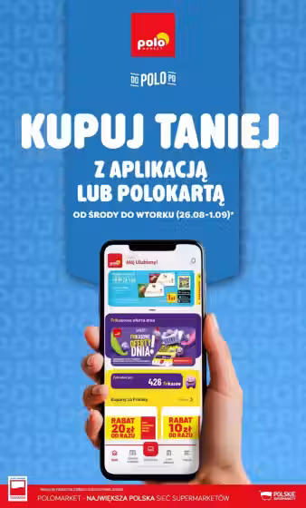 Brochure cover: Polomarket promotions leaflet Nr. 3 (Valid from 2026-08-26 to 2026-09-01)