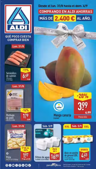 Brochure cover: Aldi promotions leaflet Nr. 2 (Valid from 2026-08-31 to 2026-09-06)