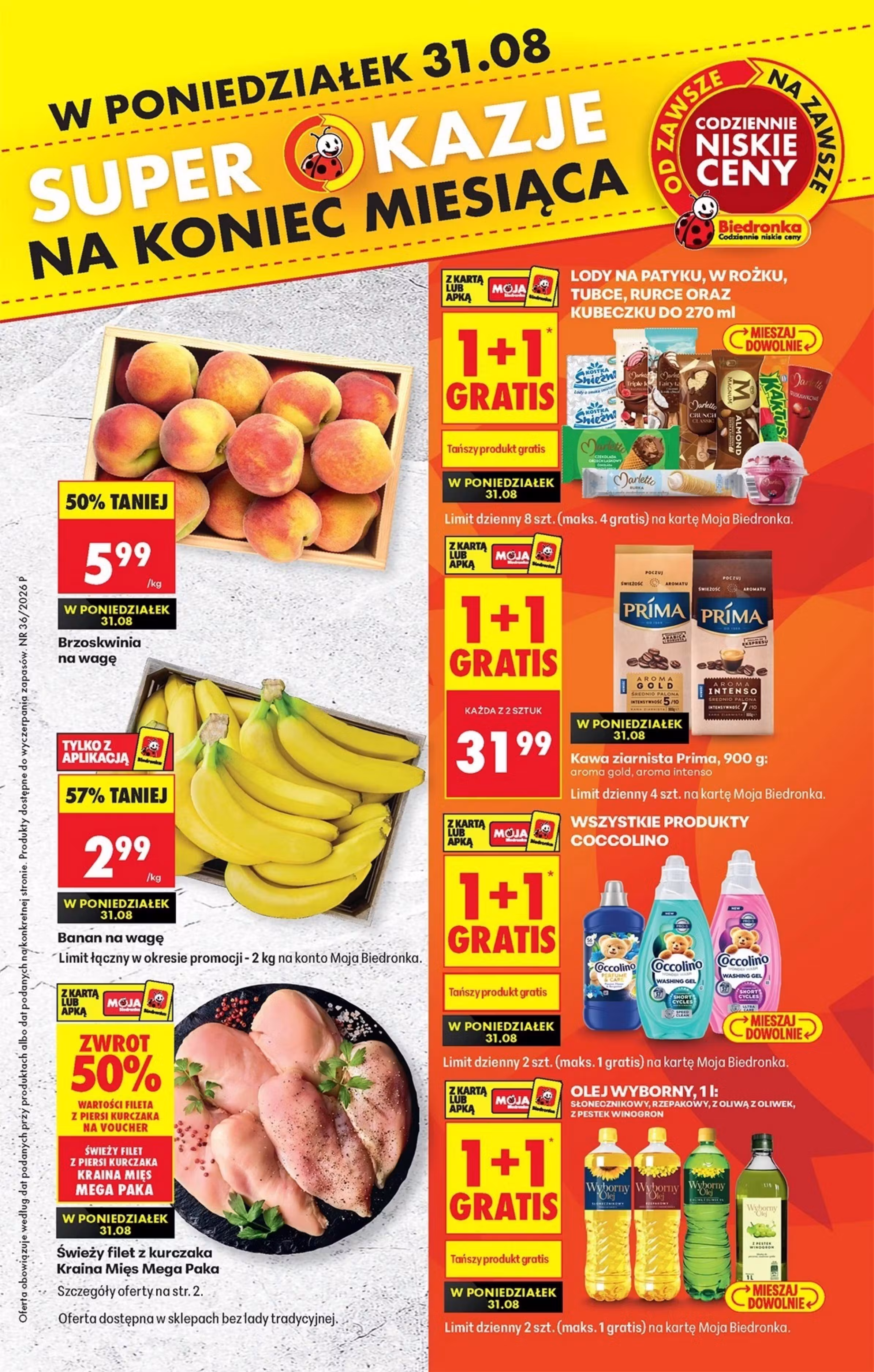 Brochure preview: Biedronka promotions leaflet (Valid from 2026-08-31 to 2026-09-05)