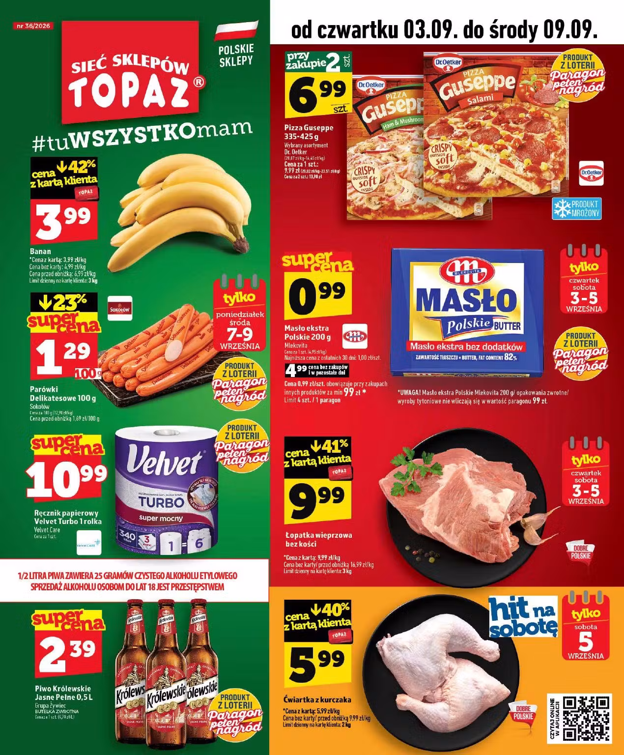Brochure preview: Topaz promotions leaflet (Valid from 2026-09-03 to 2026-09-09)