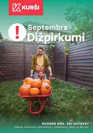 Leidinio virselis: Kurši akcijų leidinys (Galioja nuo 2026-09-01 iki 2026-09-30)