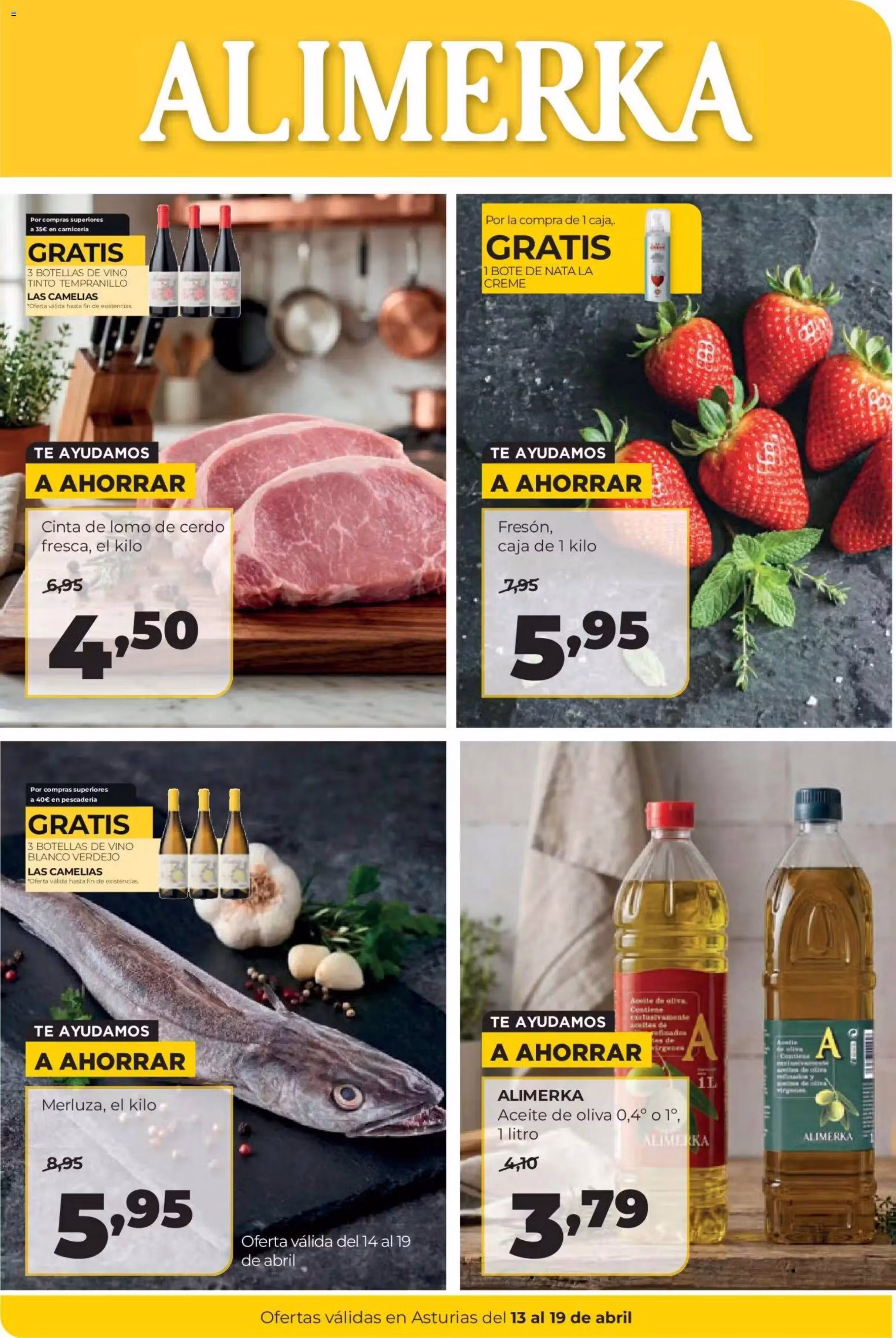 Vista previa del folleto: Alimerka folleto de ofertas (Válido del 2026-04-13 al 2026-04-19)