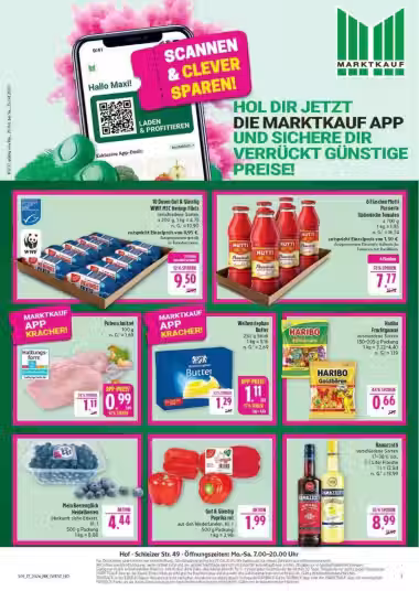 Brochure cover: Mix Markt Fleisch promotions leaflet (Valid from 2026-04-20 to 2026-04-25)