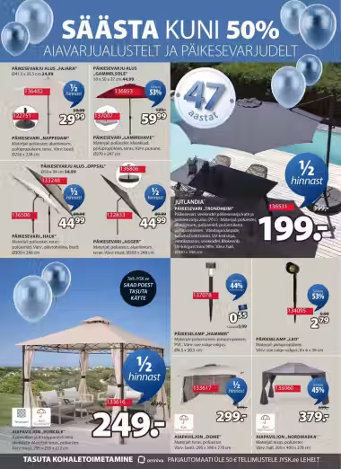 Brochure cover: Jysk promotions leaflet (Valid from 2026-04-14 to 2026-04-27)