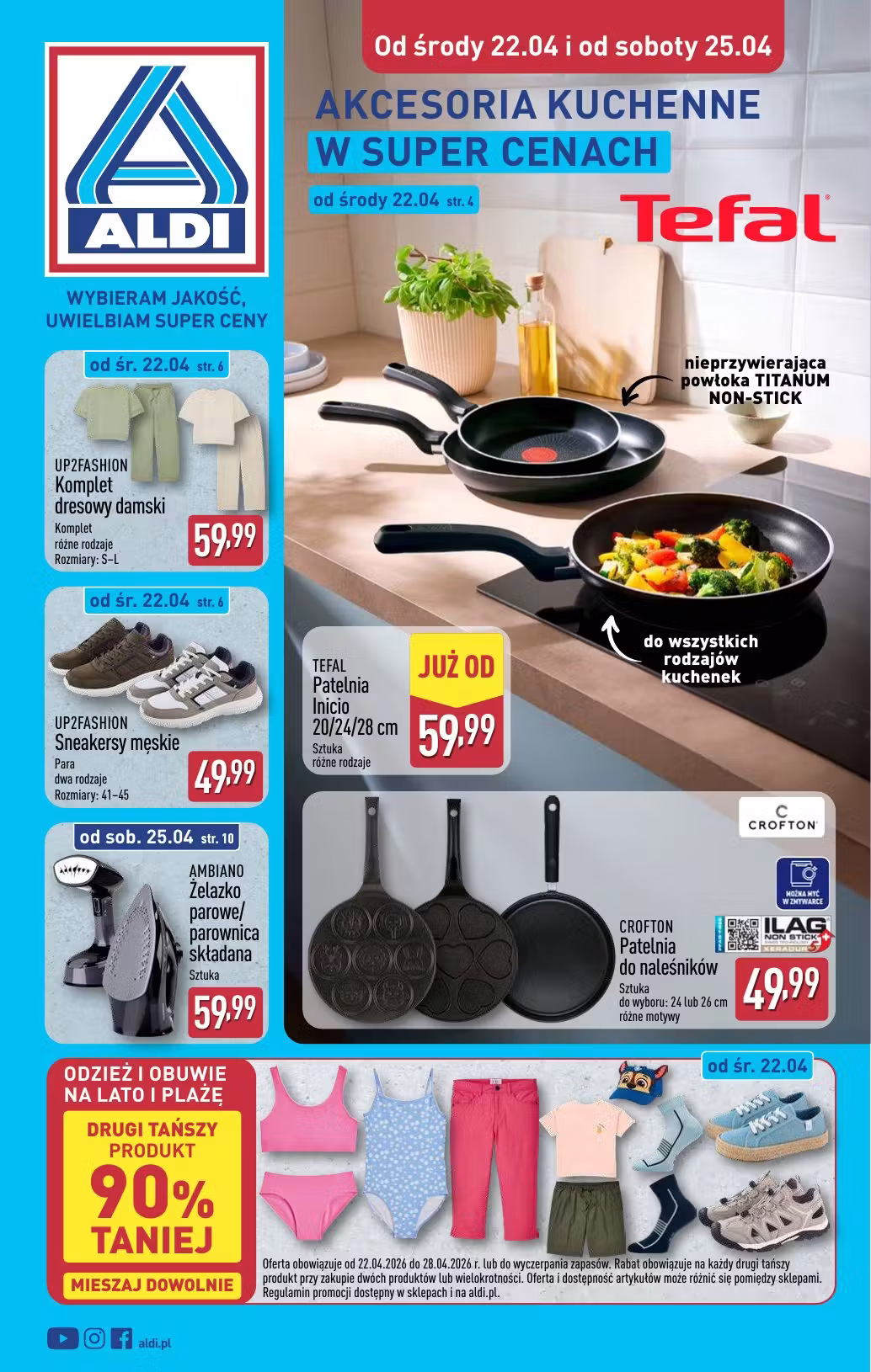 Brochure preview: Aldi promotions leaflet (Valid from 2026-04-22 to 2026-04-28)