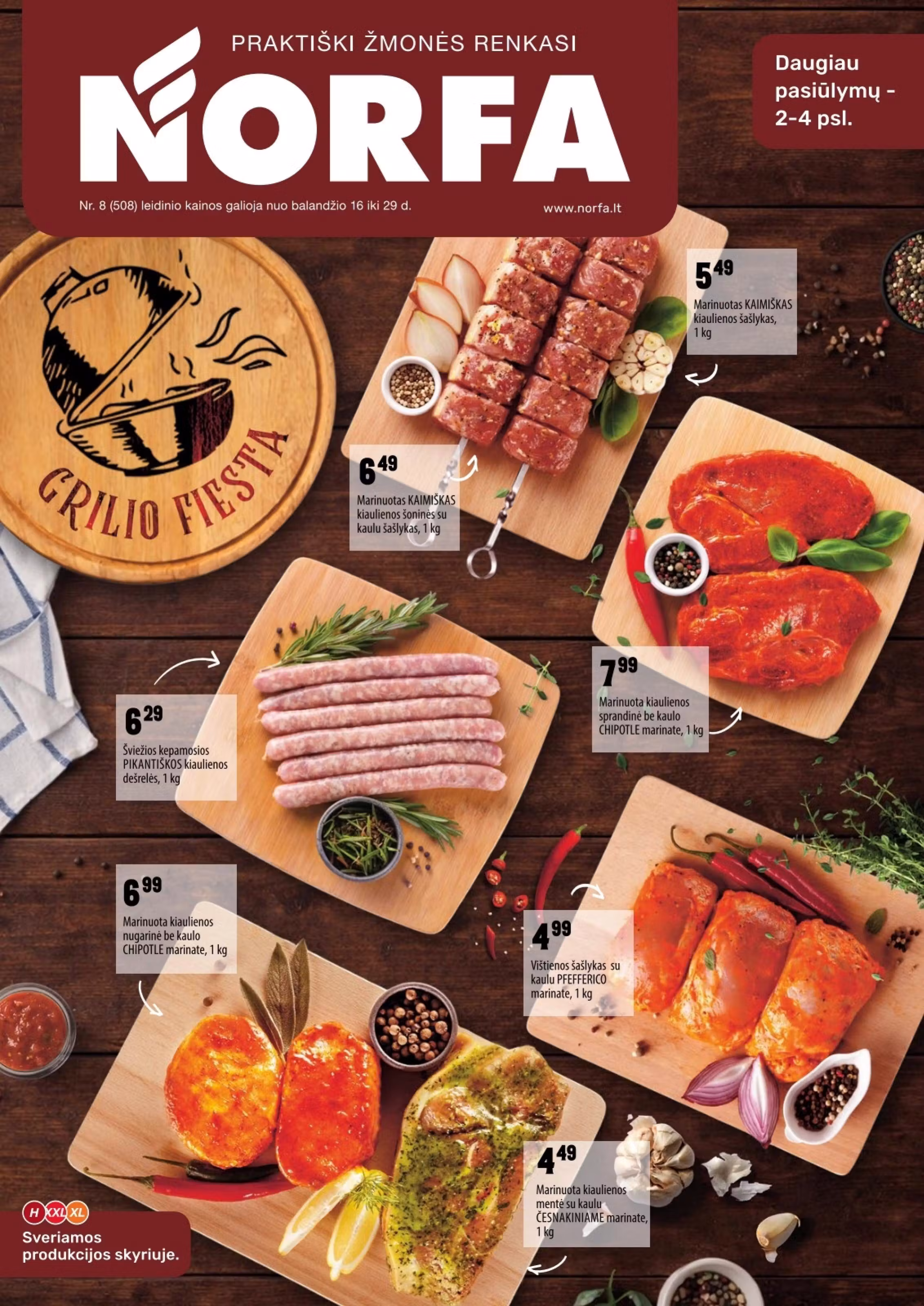 Brochure preview: Norfa promotions leaflet (Valid from 2026-04-16 to 2026-04-29)