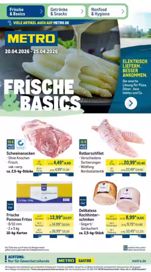 Brochure cover: Metro promotions leaflet (Valid from 2026-04-20 to 2026-04-25)